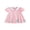 Pink, variant on BemeyourBBs Toddler Baby Girl Summer Beach Dress Little Girls Princess Party Dress Puff Short Sleeve Peter Pan Doll Collar Cute Castle Tiara Embroidery A-Line Casual Pleated Dresses