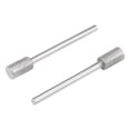 thumbnail image 1 of Unique Bargains Diamond Mounted Points 6mm Cylinder Head 1/8 Inch Shank Grinding Rotary Tools 2 Pcs, 1 of 3