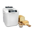 HomeCraft HCPBMAD2WH Bread Maker with Auto Fruit & Nut Dispenser Makes