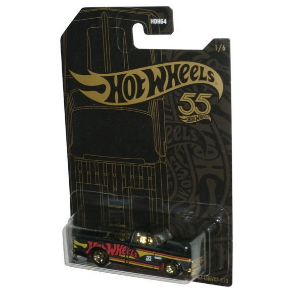 Hot Wheels Pearl & Chrome (2021) Black '67 Chevy C10 Toy Truck 1/6