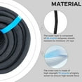 thumbnail image 3 of AUR 1/2 Inch 200ft Double Braided Polyester Arborist Rope, Heavy Duty Nylon Rope for Anchor, Tree Work, Cargo, Pulling, Sailing(Black), 3 of 11