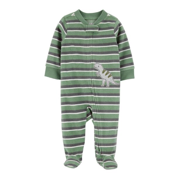 Mameluco Carter's Child of Mine Verde Estampado Dinosaurios 0-3M