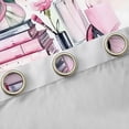 thumbnail image 4 of Castle Fairy High Heels Blackout Curtains Set of 2 (52x84 Each),Rose Window Curtains, 4 of 6
