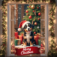thumbnail image 3 of Cartoon Design Christmas Banner Snowman Tis the Season Gift Decoration for Holiday Celebration Winter Party Indoor, 3 of 9