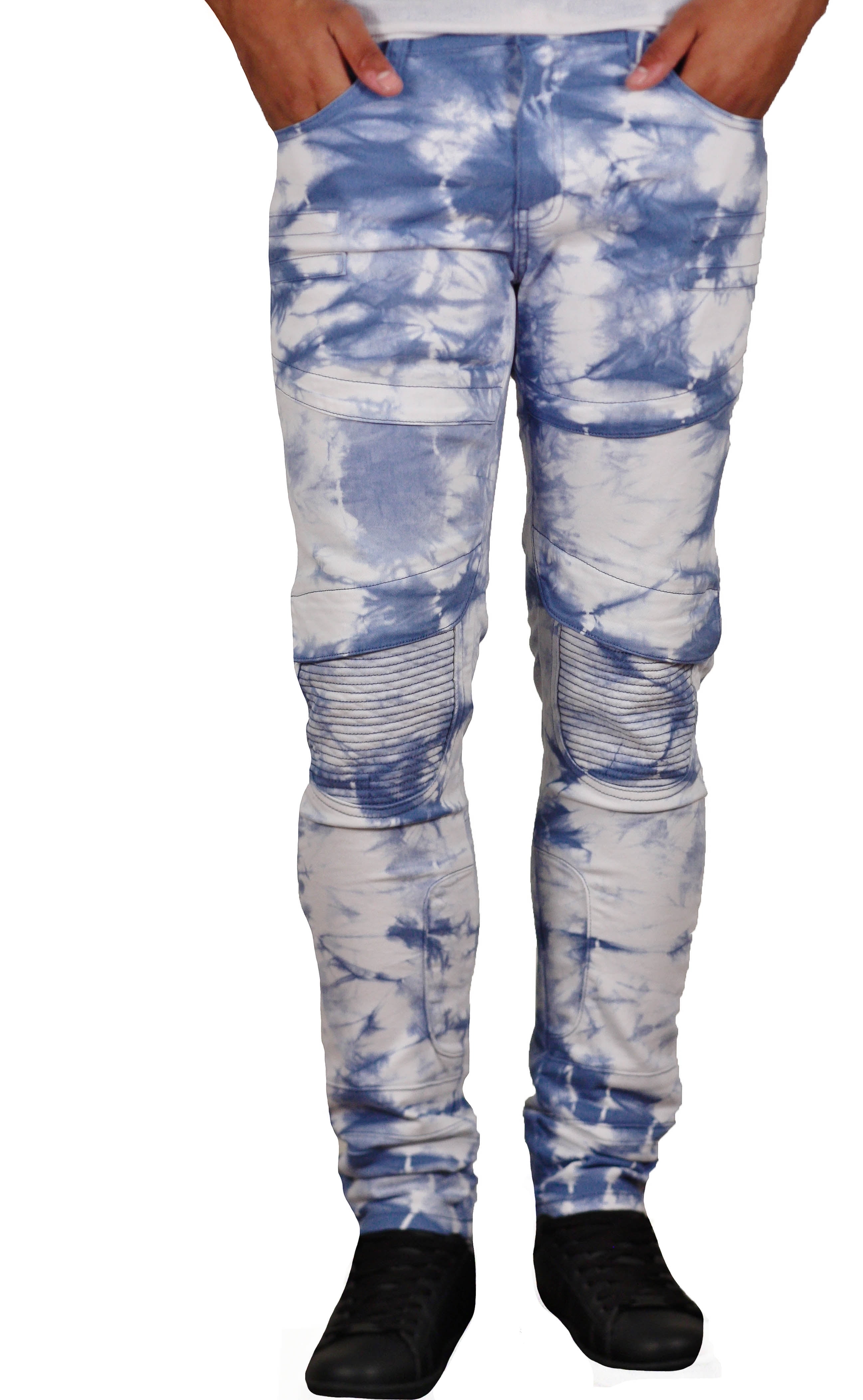 marble wash jeans