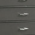 thumbnail image 3 of Benjara Aliso 47 Inch Tall Dresser Chest, 5 Drawers, Solid Wood, Dark Gray Finish, 3 of 5