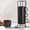 Black-12oz (With Stand), variant on 6oz Stackable Coffee Mugs Ceramic With Texture Patterns For Man Woman Dad Mom Modern Cups Set Of 4 Espresso/cappuccino/cocoa. Dishwasherµwave Safe Black