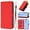 Red, variant on Allytechgroup Compatible with iPhone XR Wallet Case, Credit Card Holder PU Leather Flip Kickstand Protective Shockproof Cover Women Men for iPhone XR, Nude