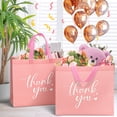 thumbnail image 4 of 30Pcs Thank You Gift Bags, Large Reusable Gift Bags，Thank You Bags with Handles for Business, Shopping, Wedding, Baby Shower, Graduations, Party Favors (12.4x11x4.7Inch）, 4 of 6