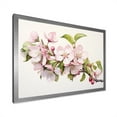 thumbnail image 3 of Designart "Dreaming In Apple Blossom Minimalism I" Apple Blossom Picture Framed Wall Decor, 3 of 5