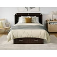 thumbnail image 6 of HomeStock Renaissance Revival Monroe Murphy Bed Chest With 6 Inch Memory Foam Folding Mattress, Built-In Charging Station And Storage Drawer, Full, Espresso, 6 of 9