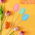 thumbnail image 5 of RENACLIPY 9-Piece Easter Set Plastic Painted Decorations with Ribbon and Bowtie for Festive Home Display and Holiday Decor, 5 of 7