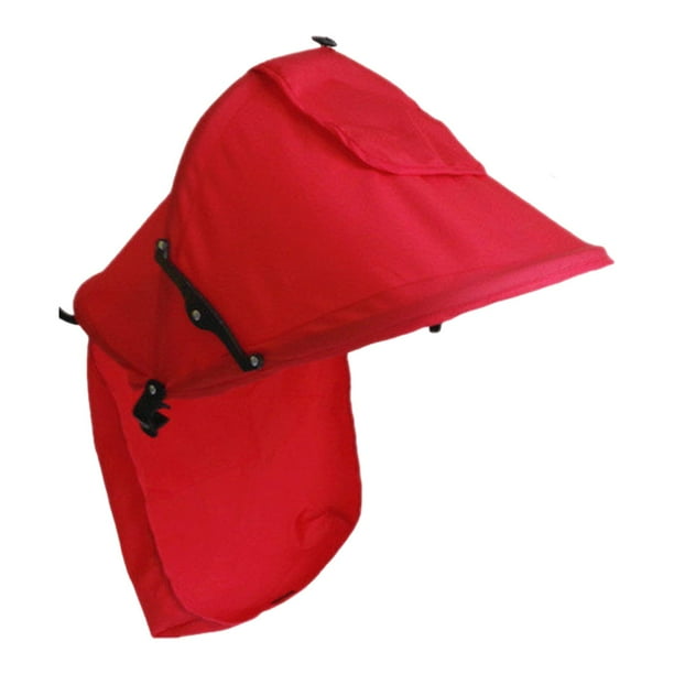 Funda para sombrilla de cochecito, protección solar para paseos al aire libre rojo