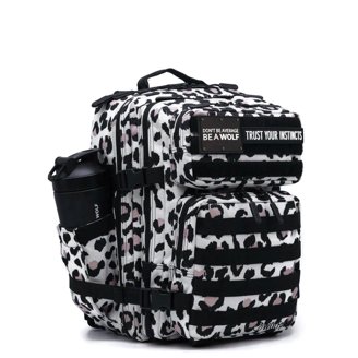 WOLFpak Houndstooth Classic Backpack 35L Backpack Black Tan Plaid main image 3