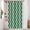 Blue, variant on Retro 70s Rainbow Checkered Shower Curtain with 12 Hooks, Washable Polyester, Groovy Vintage Design