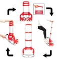 thumbnail image 3 of Alvantor Folding Luggage Cart Hand Truck Dolly with Telescopic Handle, Aluminum and PP Frame, Model 106-3A, Includes Rope, 3 of 9