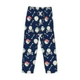 thumbnail image 3 of Lsque Pirate Skulls 1 Print Men's Pajama Pants, Lounge Pant - Comfortable Home Wear,Elastic Waistband, Stylish Design-X-Large, 3 of 9
