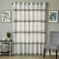 thumbnail image 5 of SKL Home Slate Stripe Curtain Panel Pair, White, 52x63, 5 of 5