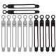 thumbnail image 3 of 12 piezas de silicona Cable Cable Envoltura Cable Organizadores de cable Organizadores para escritorio, 3 of 4