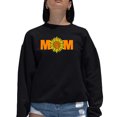 thumbnail image 1 of Women's Word Art Crewneck Sweatshirt - Mom Sunflower, 1 of 2
