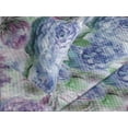 thumbnail image 3 of Ambesonne Floral Boho Quilted Coverlet 2 Pcs, Watercolor Blooms Art, Twin Size, Lavender Blue Pale Lilac, 3 of 4