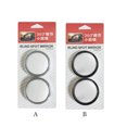 thumbnail image 2 of 2 Pcs Miroirs Ronds de Voiture avec Grand Champ Pièces Extérieures à 360 Degrés Miroir à Angle Large Réglable Accessoires Auto Argent, 2 of 7