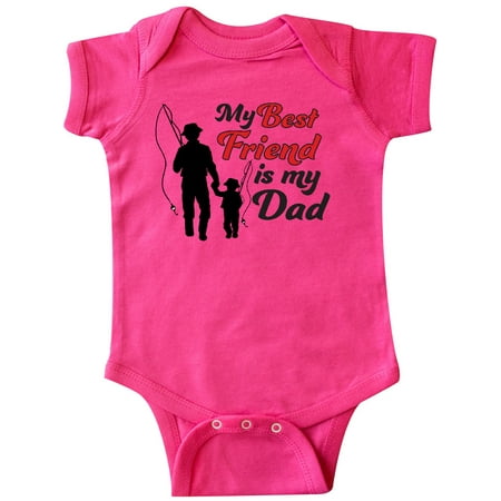 

Inktastic My Best Friend Is My Dad Gift Baby Boy or Baby Girl Bodysuit