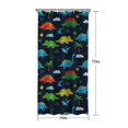 thumbnail image 5 of Colorful Dinosaurs with Palm Trees Shower Curtain 36"x72" ,Bathroom Decorative Shower Curtains Set with 12 Hooks,Modern Waterproof Washable Shower Curtain, 5 of 6