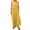 Yellow, variant on Wdgfv Women's Casual Summer Dress with Adjustable Straps and Front Pocket Round Neck Sleeveless Long Flowy Maxi Dress for Everyday Comfort Yellow S