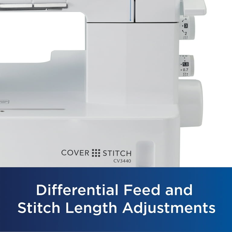 Brother Advanced Sewing Machine CV3440, Single-Sided Cover Stitch