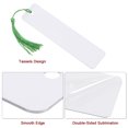 thumbnail image 4 of Unique Bargains Marque-Page Double Face avec Pompons Normaux Vert Foncé, 4 Pcs, 4 of 5