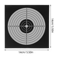 thumbnail image 2 of SOPOTUTU 100Pcs Portable Target Paper Sheets Black Lightweight Foldable Target Markers for Shooting, 2 of 7