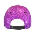 thumbnail image 4 of Goofa Pink Purple Glitter Printed Baseball Cap for Men and Women - Adjustable Unisex Hat for Sports and Casual Wear,Sun protection Casual Outdoor Everyday Fashion Cap, 4 of 9