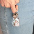 thumbnail image 4 of juzishangdian 30 Pieces Blank Double Keychains Photo Frame Keychain Photo Holders Acrylic Photo Keychains Gift For Family and Friends(5.5 x 4cm), 4 of 5