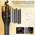 thumbnail image 3 of Automatic Hair Curler with 4 Temperature & 4 Timer Settings, Auto-Rotating Ceramic Curling Iron with LCD Display, Anti-Tangle & Anti-Scald Design, 3 of 8