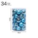 thumbnail image 2 of Juego de 34 bolas navideñas Bola de decoración navideña de 4 cm Zhivalor  CPB-US-PSF1162-2, 2 of 5