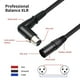 thumbnail image 5 of 2X Cable XLR XLR Hembra de Ángulo Recto A Macho Cable de Micrófono Balanceado de 3 Pines para Mezcladores, Sistemas de Altavoces, 5 of 5