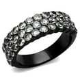 thumbnail image 1 of Alamode TK2277-7 Anneau en Acier Inoxydable pour Femmes avec AAA Grade CZ en Clair - Taille 7, 1 of 1