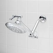 Glacier Bay 0.8 Straight Adjustable Shower Arm in Chrome, Grey