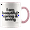 Pink, variant on Adore Mugs I Am Beautiful, Loving & Caring Coffee Mug, Pink - 11oz