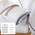 thumbnail image 6 of Boho-Inspired Border Quick-Dry Cotton 6 Piece Towel Set, 2 Bath, 2 Hand, 2 Wash, 6 of 6