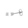 thumbnail image 5 of 10k White Gold 1/6Ct TDW Round-Cut Diamond Solitaire Stud Earrings, 5 of 6