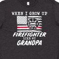 thumbnail image 4 of Inktastic When I Grow Up I Want to Be a Firefighter Like My Grandpa Youth T-Shirt, 4 of 5