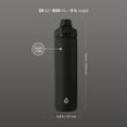 thumbnail image 6 of TAL Stainless Steel Ranger Push Lock Lid Water Bottle 28 fl oz, Black, 6 of 10
