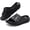 Black, variant on Womens Recovery Sandals Mens Comfortable Athletic Slides Thick Cushion Lightweight Plantar Fasciitis Sport Sliders of Indoor Outdoor,Arch Support Orthotic Open Toe