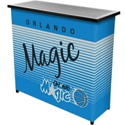 Orlando Magic Hardwood Classics Indoor or Outdoor Portable Bar with 2 Shelves