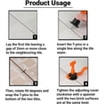 thumbnail image 2 of 100Pcs T‑Pins Tile Replacement Steel Needles, Steel Replacement Needles for Tile Floors Walls Building with High Compressive Strength, 2 of 5