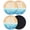 Blue, variant on Blue Coastal Coasters Set of 4, Life Is Better At The Beach Beach Absorbent Coasters for Drinks, Coaster for Bar Office Dining Coffee Table Accessories Decor, Non Slip Round Desk Coaster