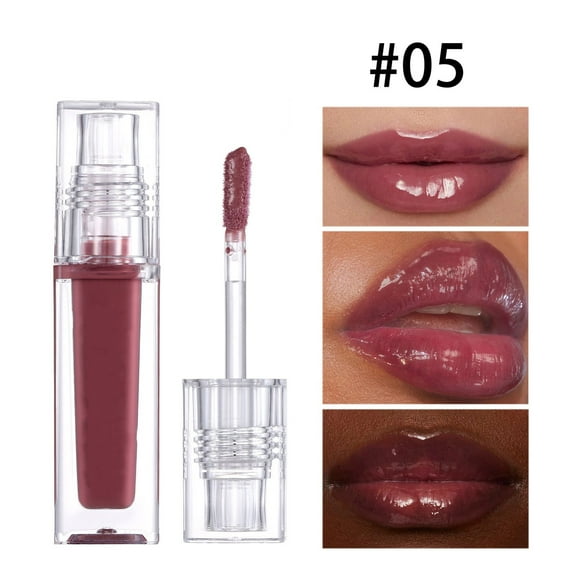 Lip Gloss, High Gloss Lip Gloss, Moisturizing Pearlescent Lip Gloss with Mirror Shine, Fine Gloss Glaze for Hydrated Lips