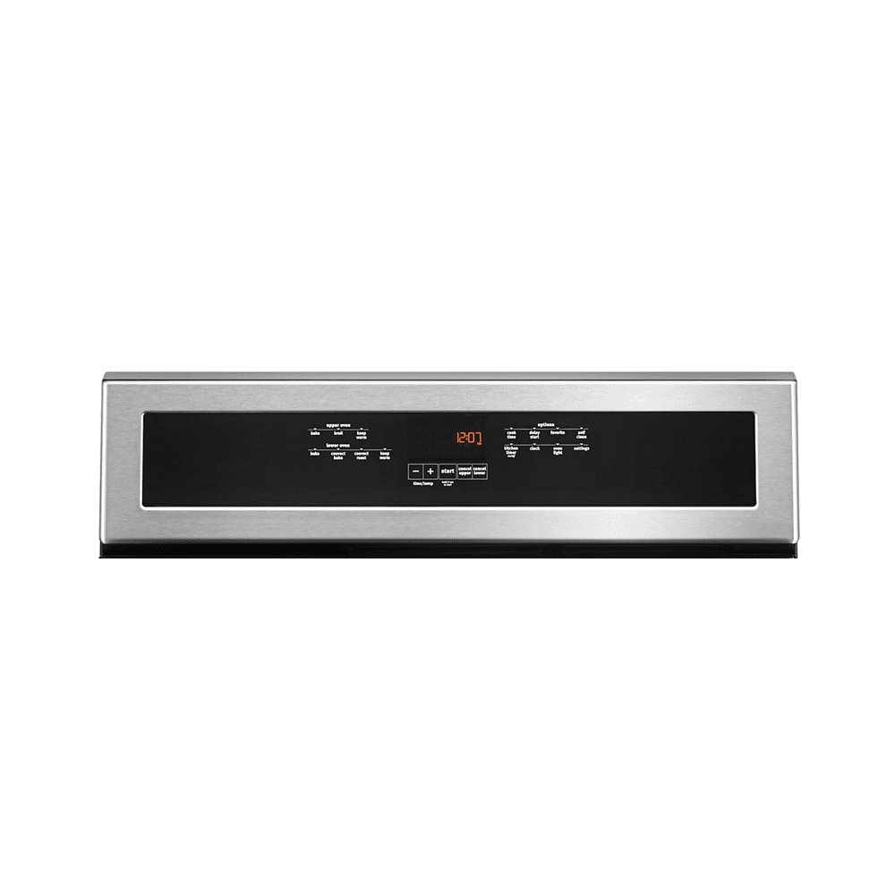 Maytag MGT8800FZ 30 Inch Freestanding Gas Range with Double Ovens, True Convection, Precision Cooking, 6 cu. ft. Capacity, 5 Burners, Power Preheat, Power Burner, Auto Convect Conversion, Sabbath Mode